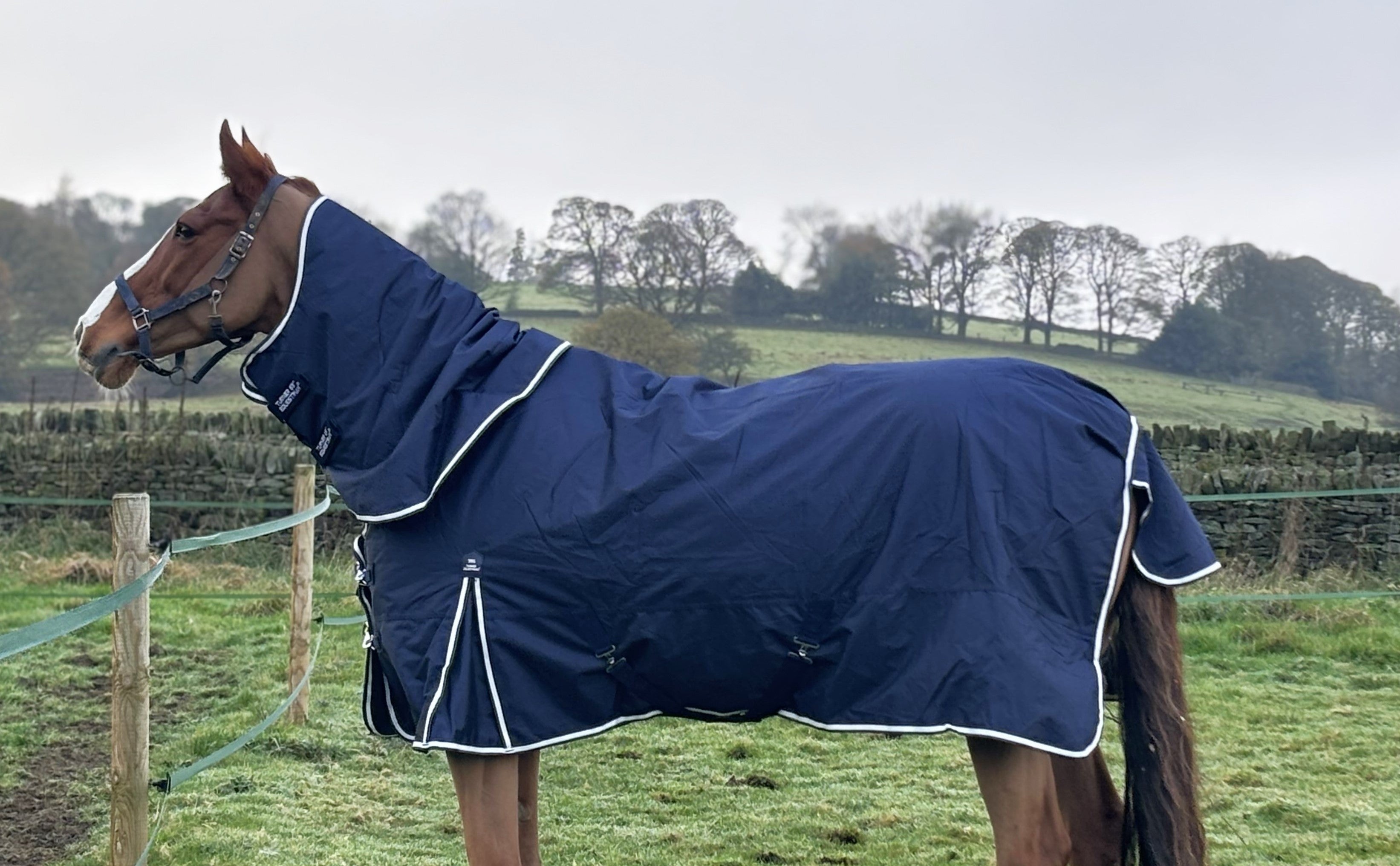Lightweight Combo 600D Turnout Rug 50g Fill Navy