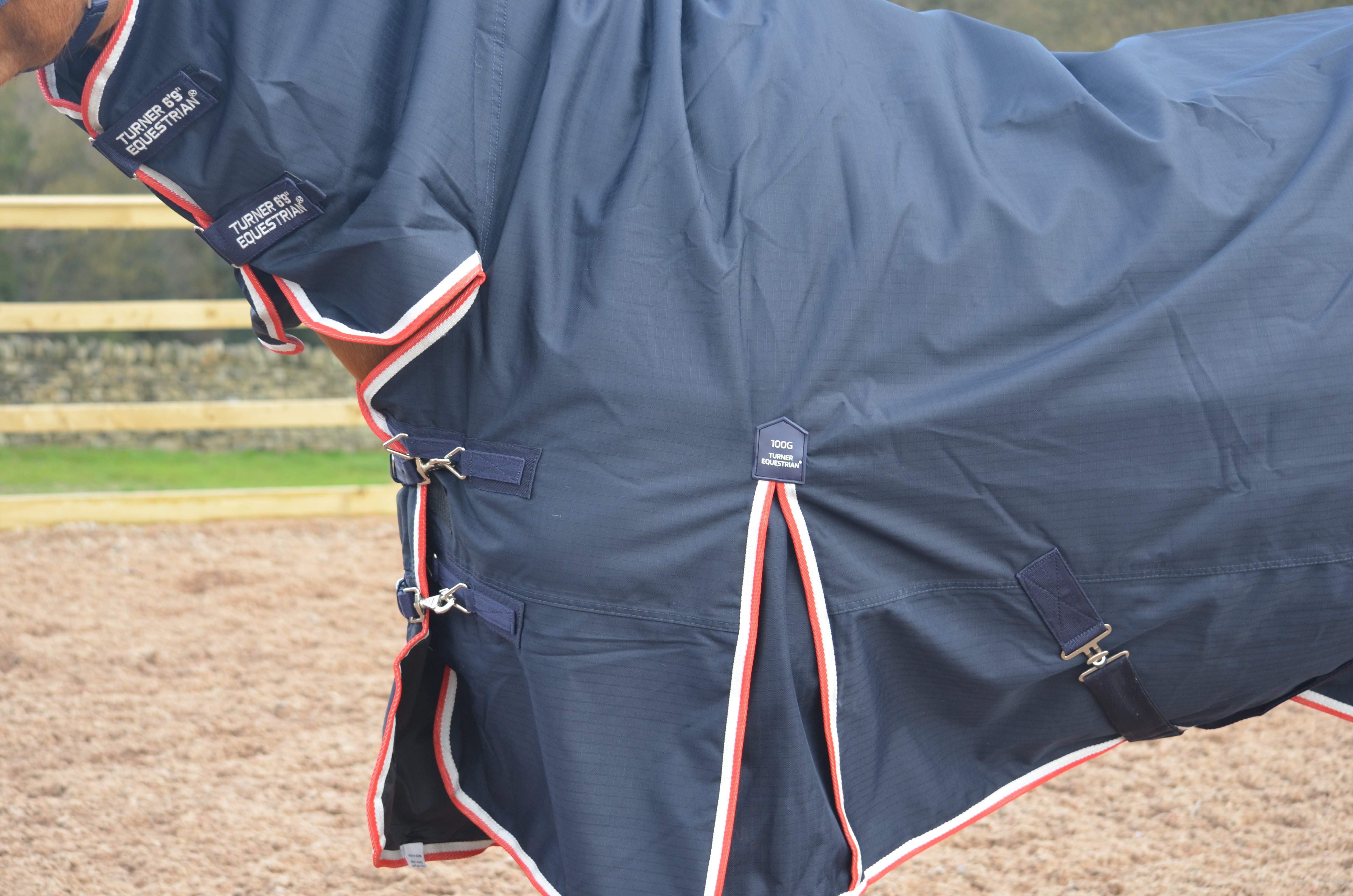 Lightweight Combo 600D Turnout Rug 100g Fill Navy
