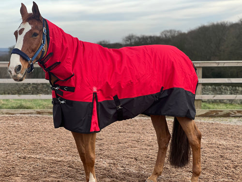 NEW 2024 Mediumweight Combo 200g Fill Waterproof Turnout Rug with Neck