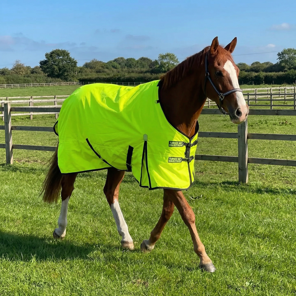Lightweight 600D Turnout Rug 100g Fill Reflective