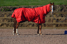 Load image into Gallery viewer, Heavyweight Combo 600d Denier Turnout Rug 350g Fill Red