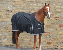 Load image into Gallery viewer, Lightweight 600d  Denier Turnout Rug 50g Fill Black