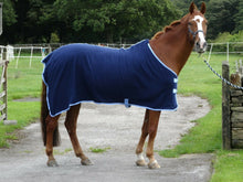 Load image into Gallery viewer, Navy Fleece Show Rug
